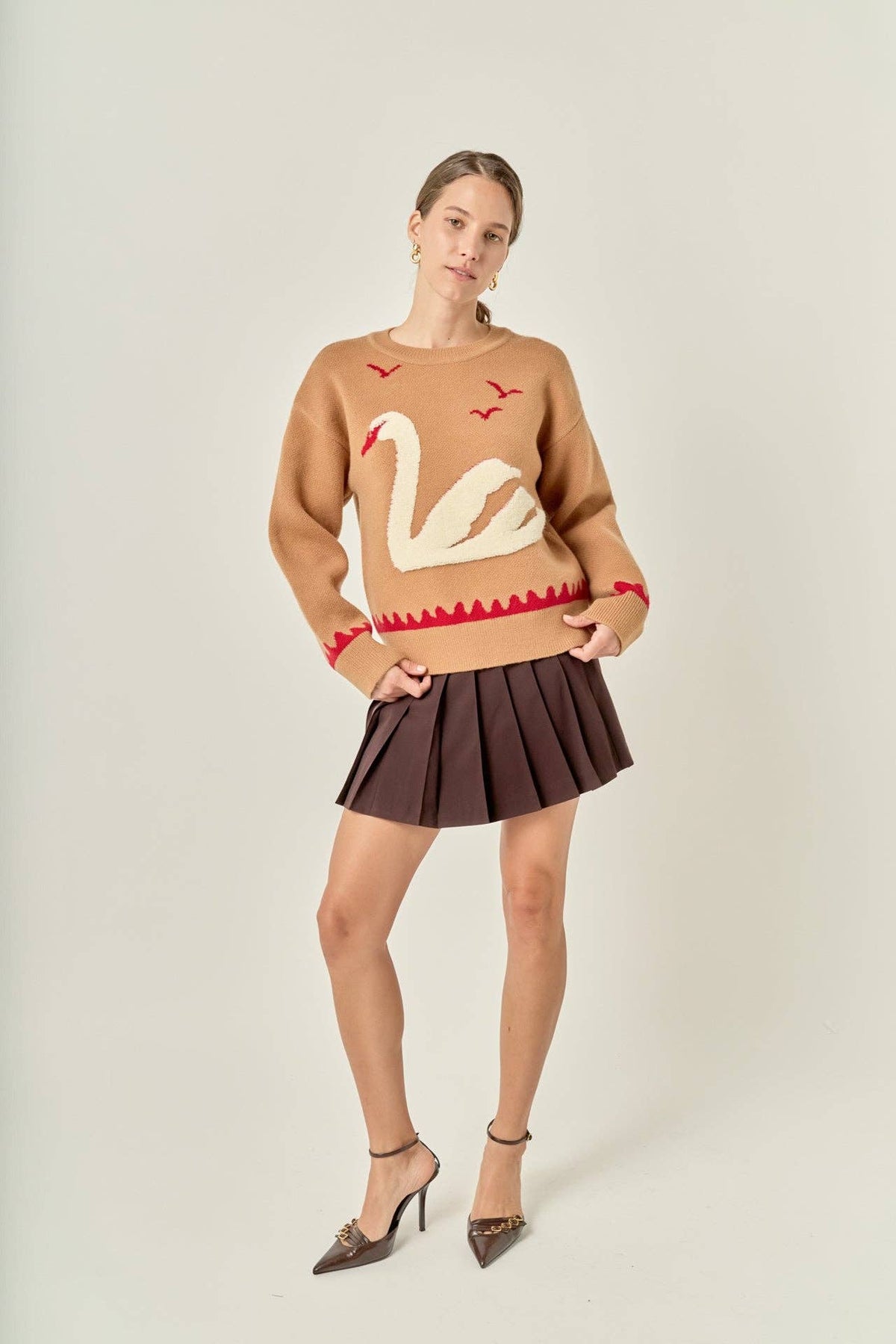 English Laundry Sweater: CAMEL