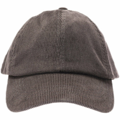 Corduroy Criss Cross High Pony CC Ball Cap BT937: Black