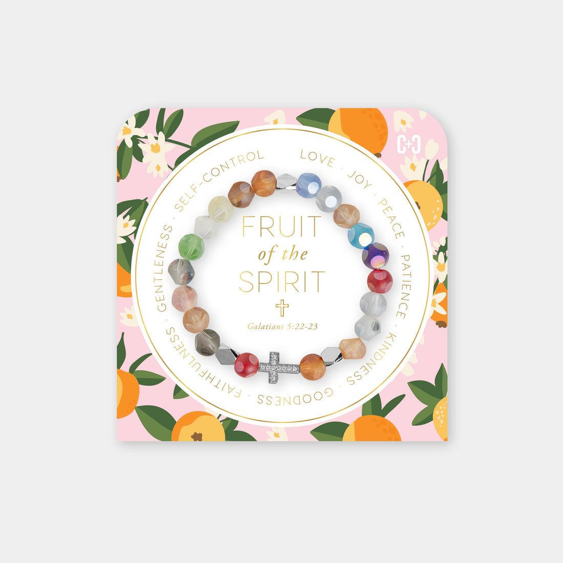 Fruit of the Spirit Bracelet: Silver