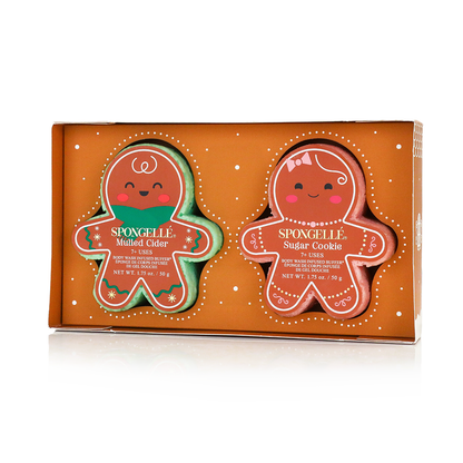 Everything Nice Gingerbread Holiday Gift Set Christmas Gift by Spongellé