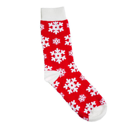 Christmas Crew Socks -  Snowflake