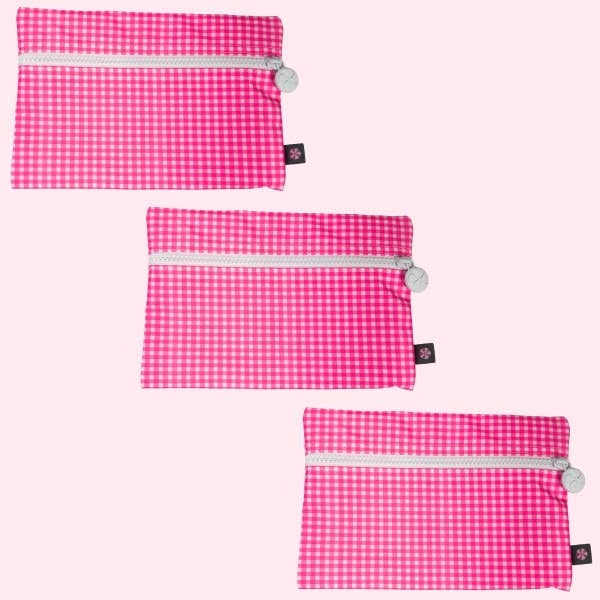 Flamingo ~WIPEABLE~ Cosmo Bag (3-Pack)
