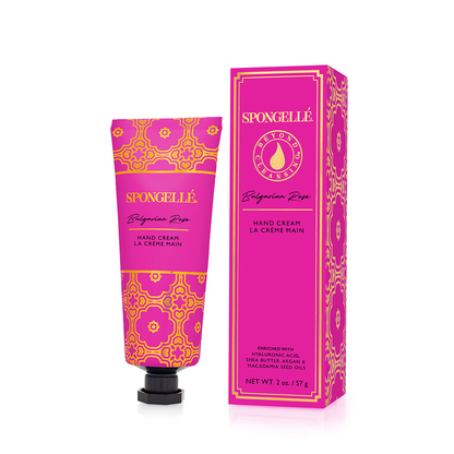SPONGELLE Bulgarian Rose Hand Cream | Hand Lotion | Vegan | Clean
