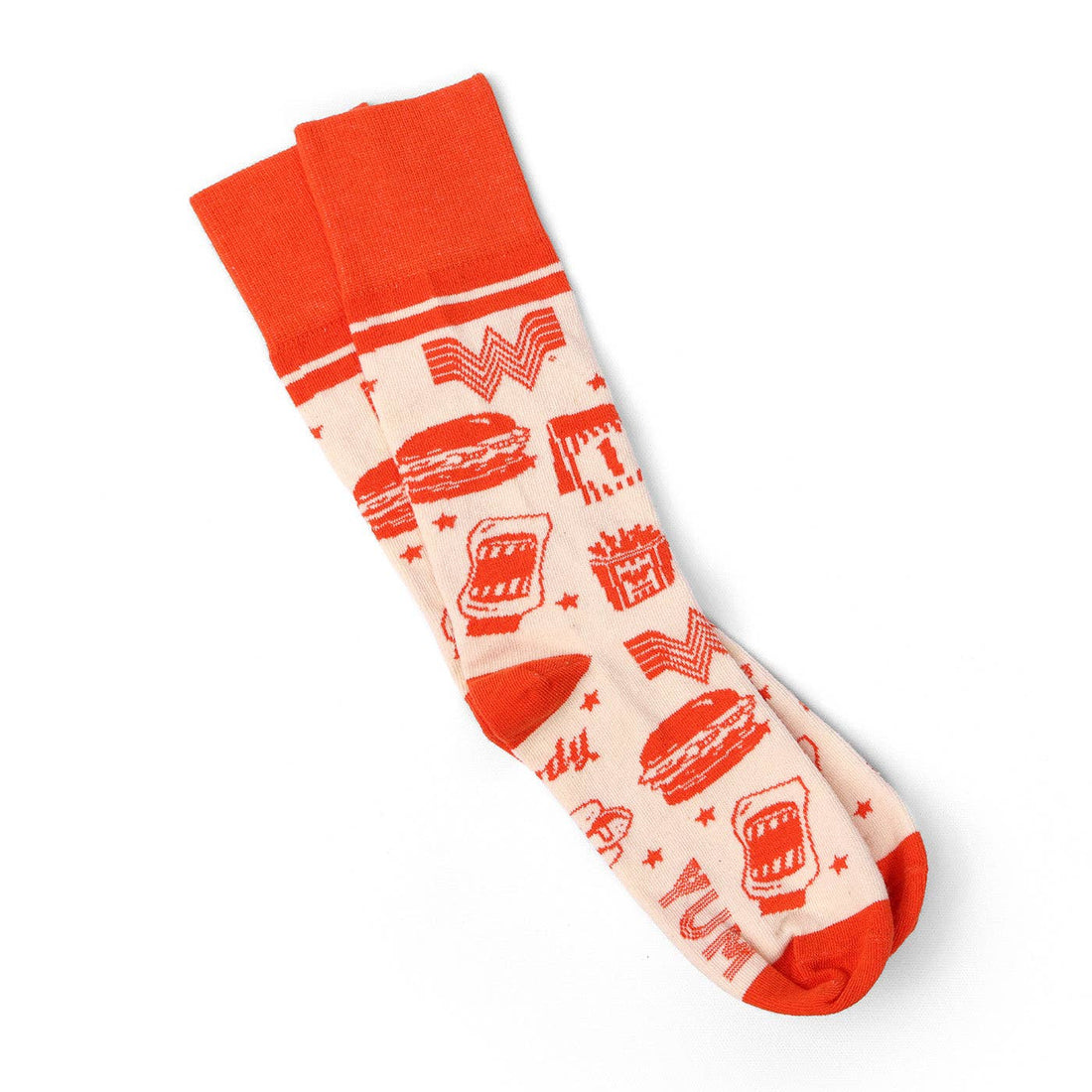 Whataburger Collage Sock