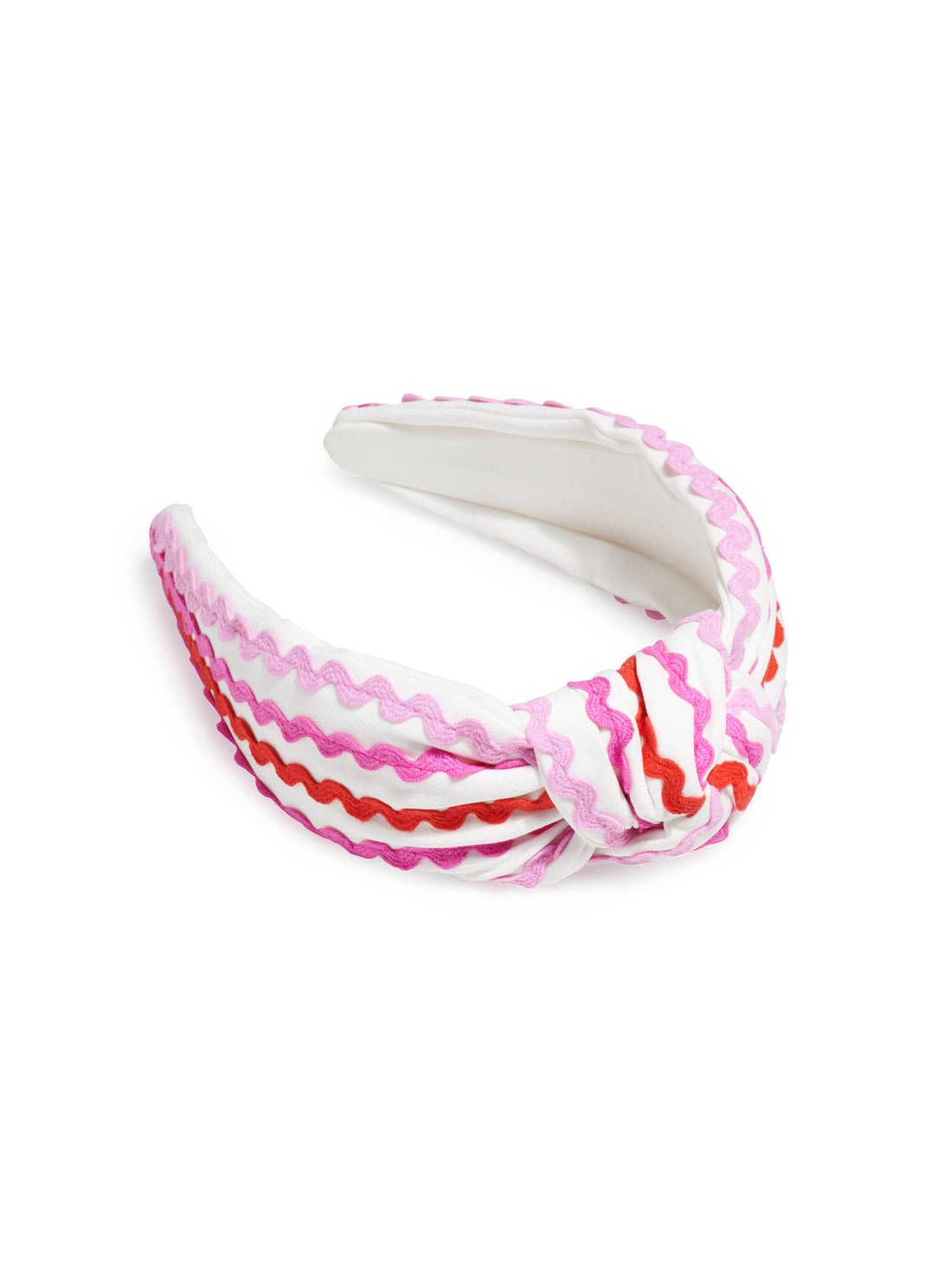 RIC RAC KNOTTED HEADBAND: PINK
