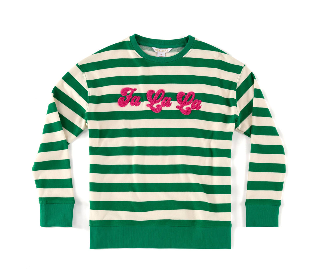 ASSORTED SET OF 6 &quot;FA LA LA&quot; SWEATSHIRTS