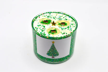 New Christmas 2026!  3 Wick Christmas Tree - 15 oz Soy Candle