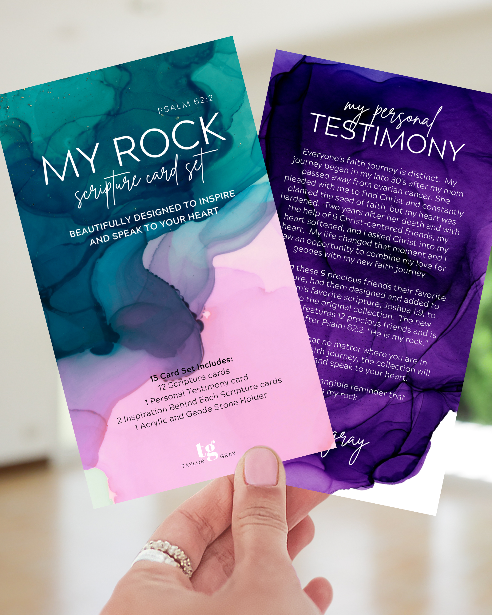 My Rock Scripture Set and Base | shoptaylorgray