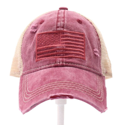 Monochrome USA Embroidered High Pony CC Ball Cap BT926: Mustard