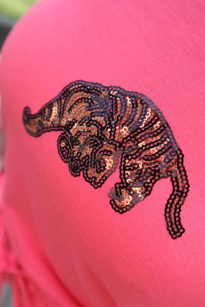 Sequin Tiger Sets: Pink