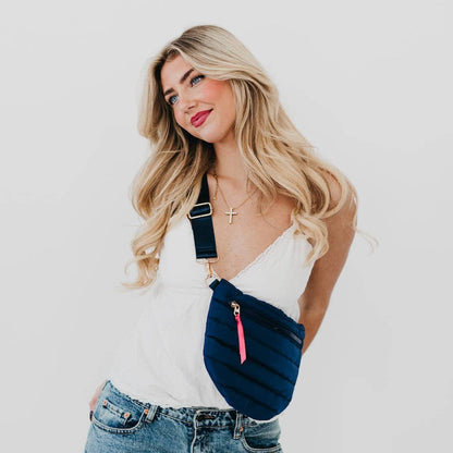 Jolie Puffer Bum Bag - NEW COLOR!: NAVY