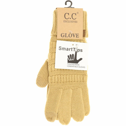 Solid Cable Knit CC Women&