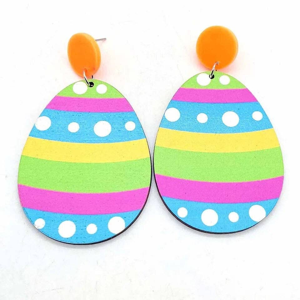 Easter Egg Hunt Earring: Blue