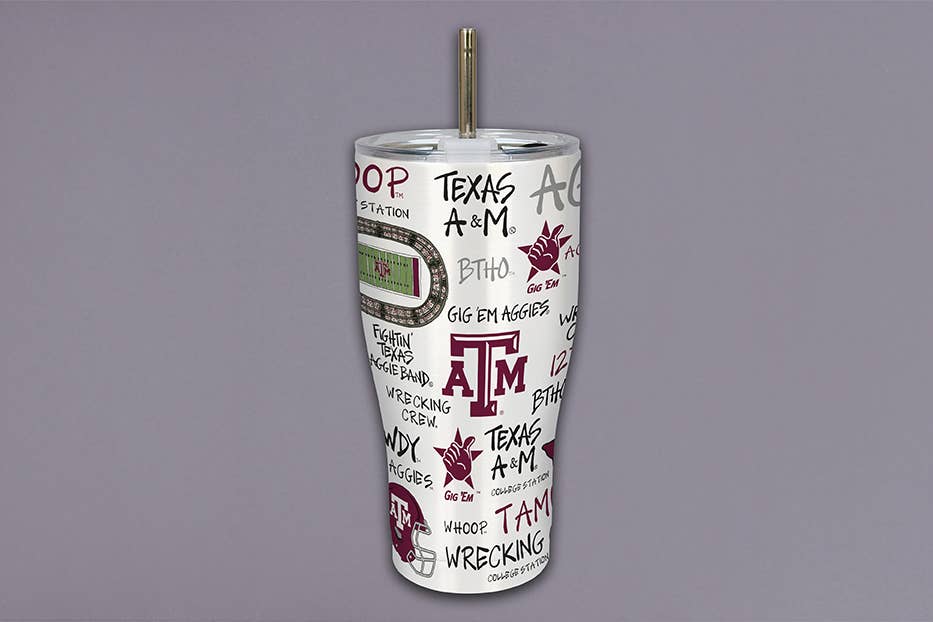TX AM  Icon Metal Tumbler