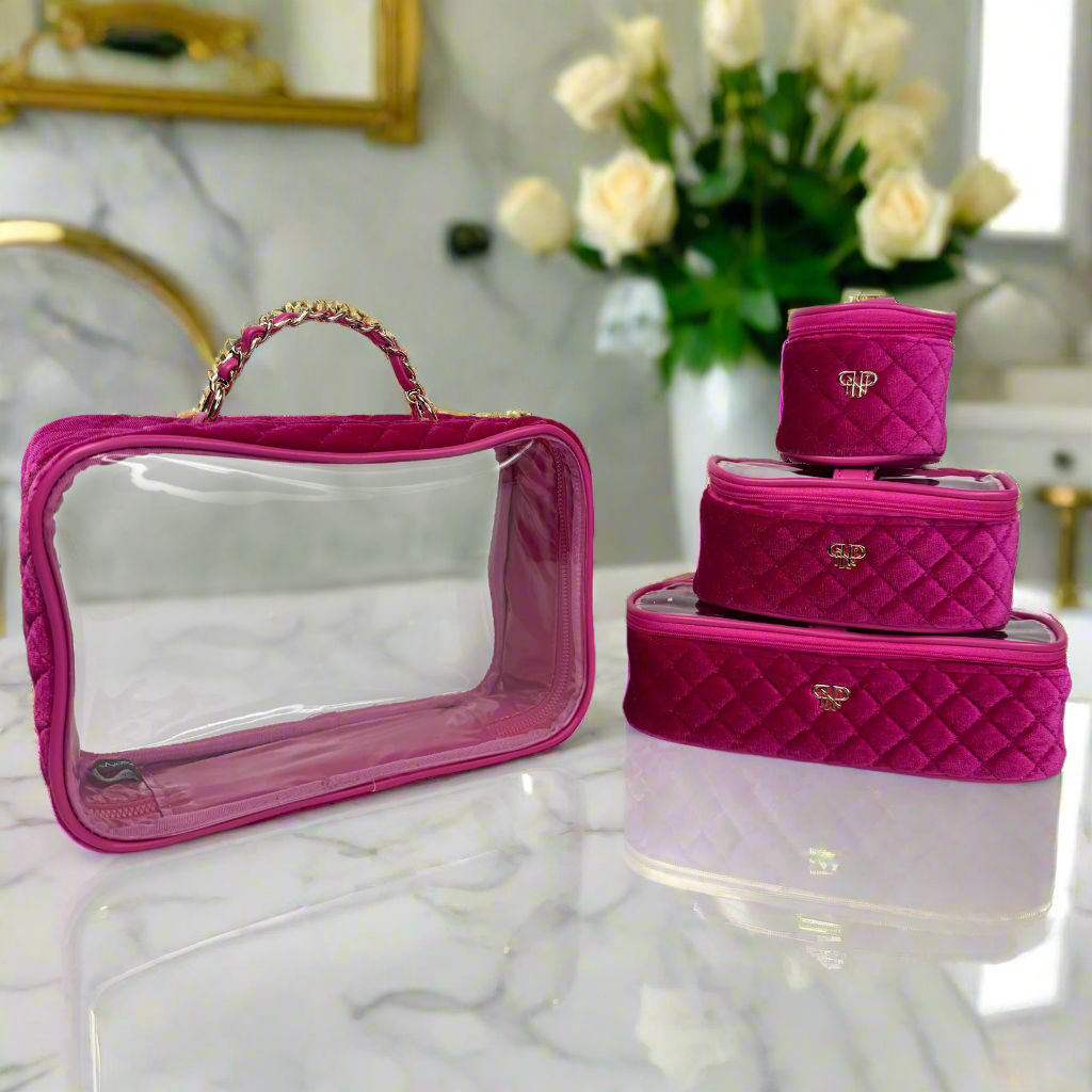 Trio Jet Setter - Fuchsia Velvet