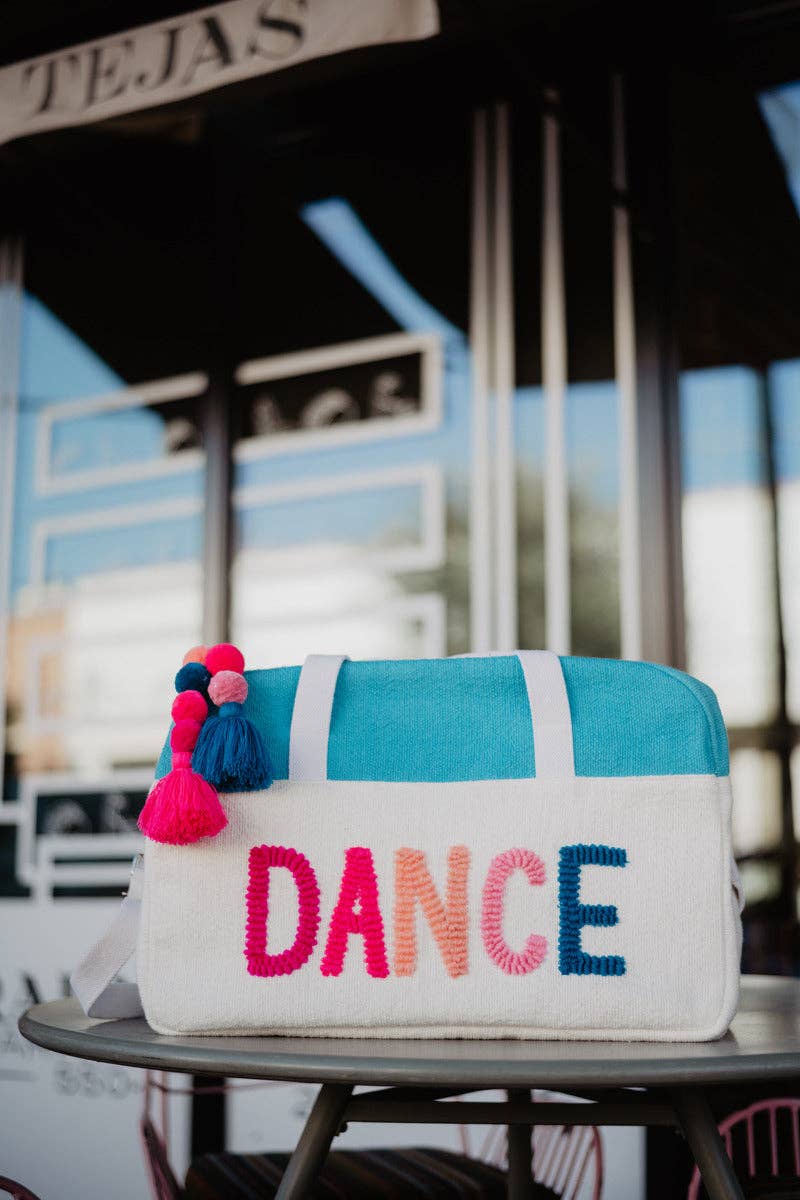 Aqua &quot;Dance&quot; Weekender Bag: Aqua