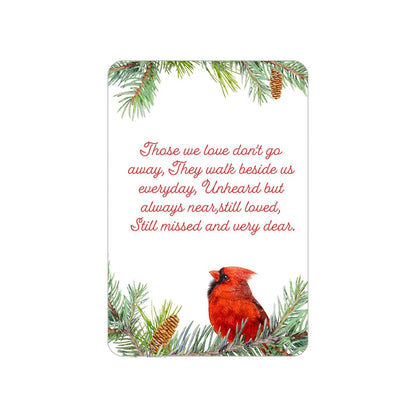 Missed and Very Dear Cardinal Keepsake Card