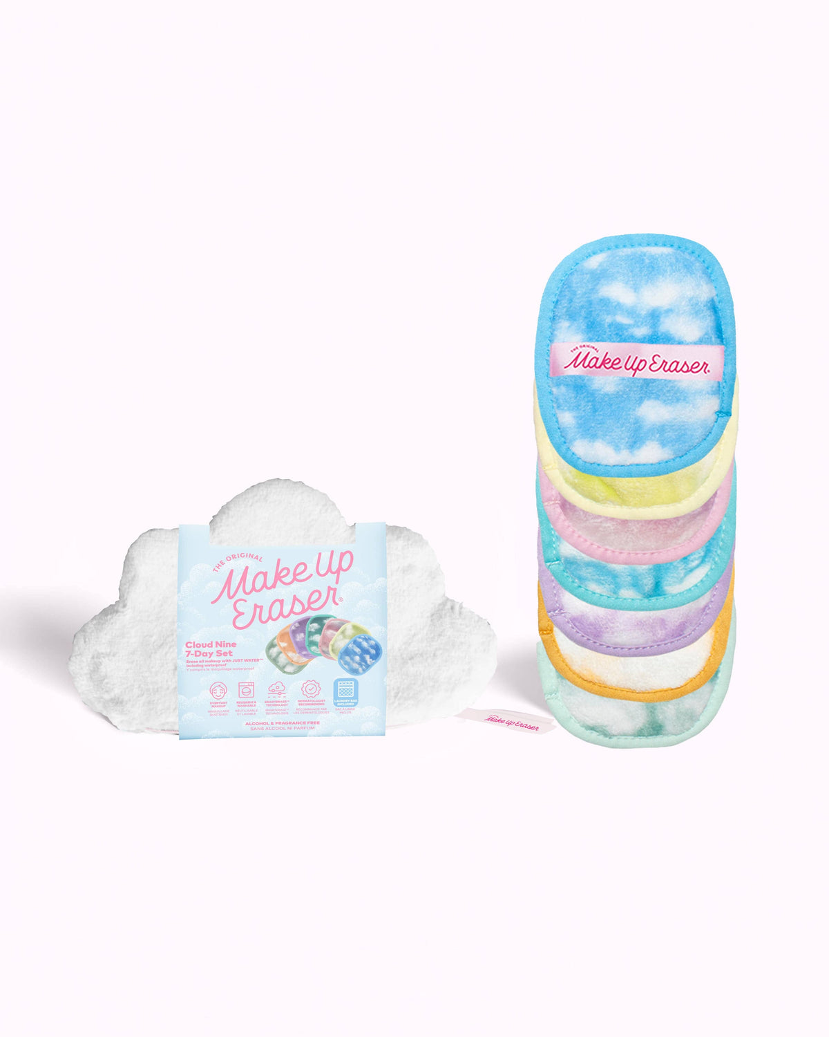 Cloud Nine 7-Day MakeUp Eraser Set &amp; Cosmetic Bag
