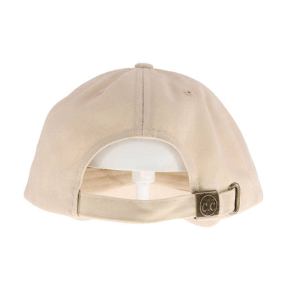 Unisex Chenille USA Flag Patch C.C Ball Cap BAB8002: Beige