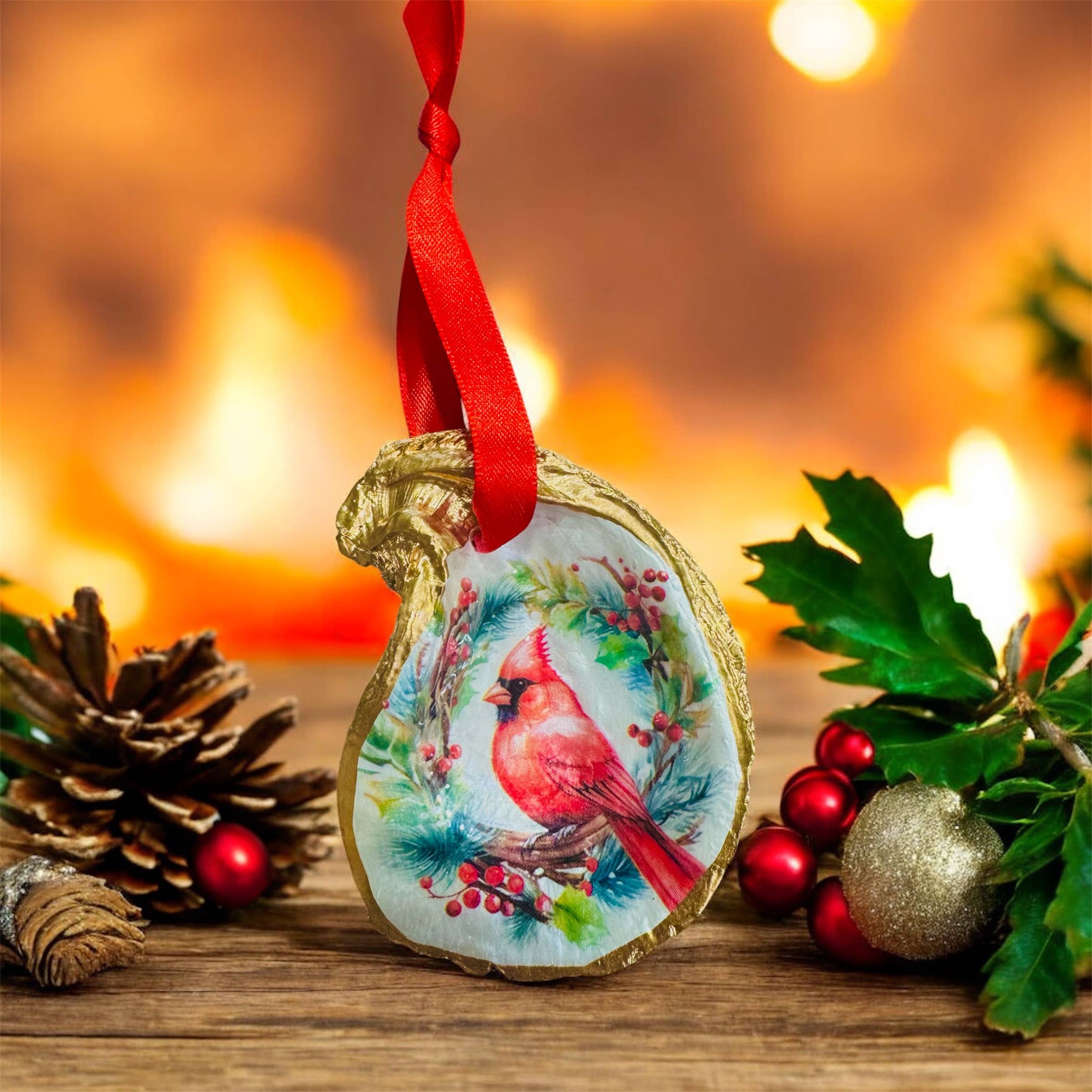 Cardinal Ornament
