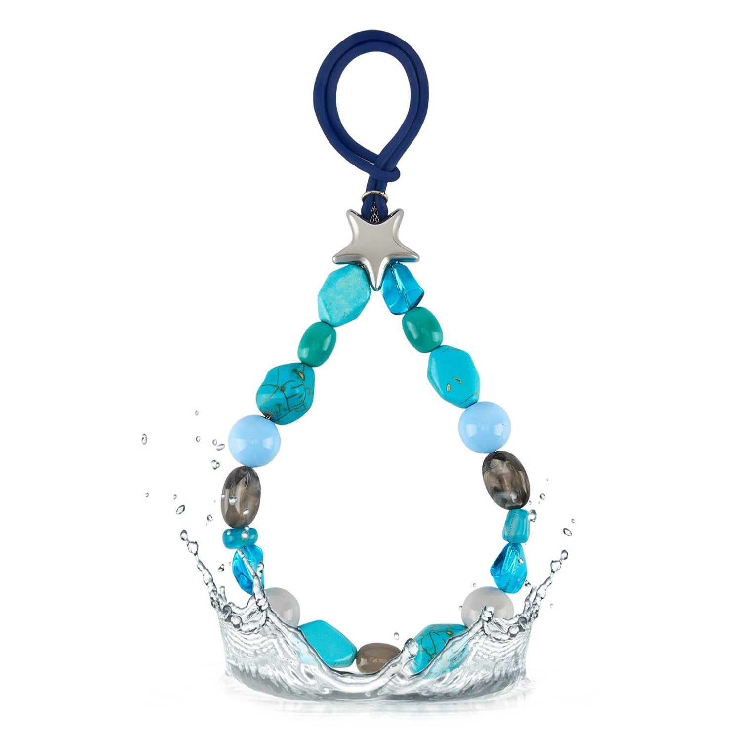 Case-Mate Beaded Bag Charm Accessory: Turquoise Stone