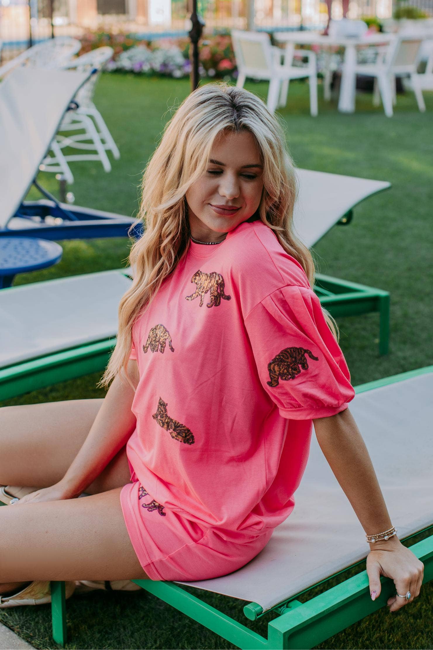 Sequin Tiger Sets: Pink