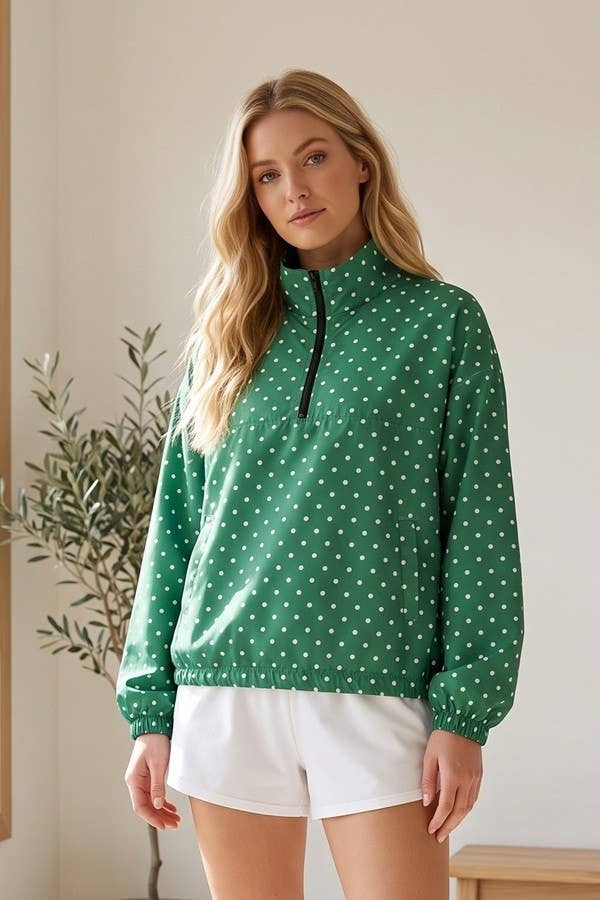 Polka Dot Oversized Jacket 