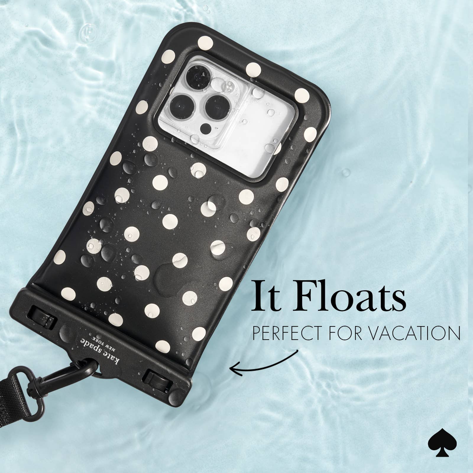 Kate Spade New York Waterproof Pouch Picture Dot