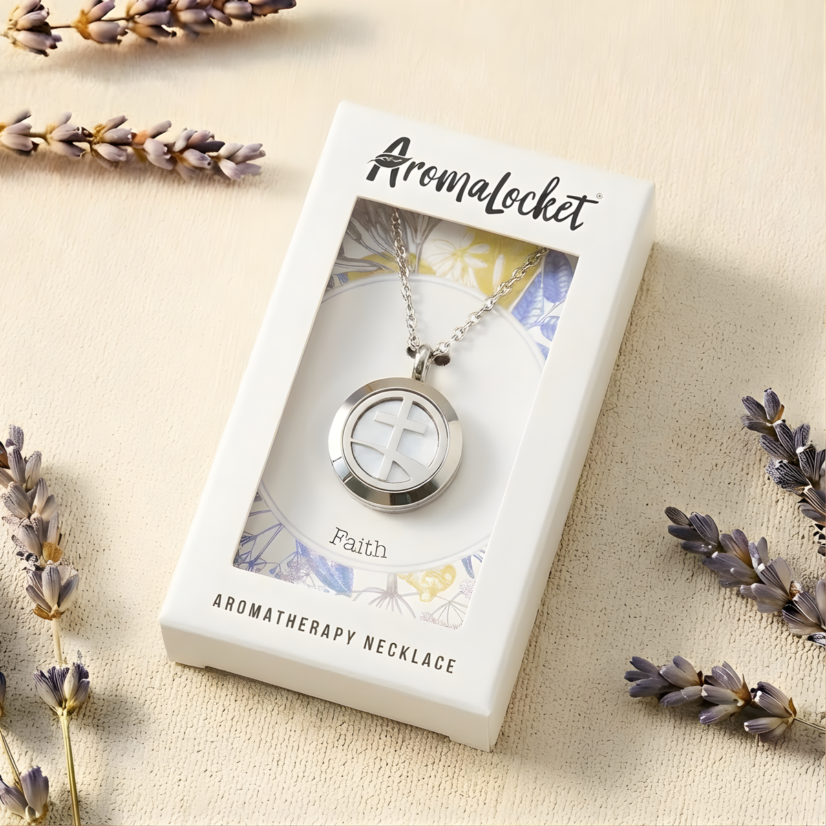 Faith Essential Oil Diffuser Necklace - Mini