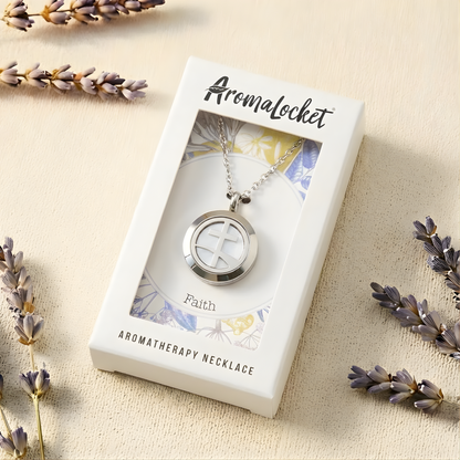 Faith Essential Oil Diffuser Necklace - Mini