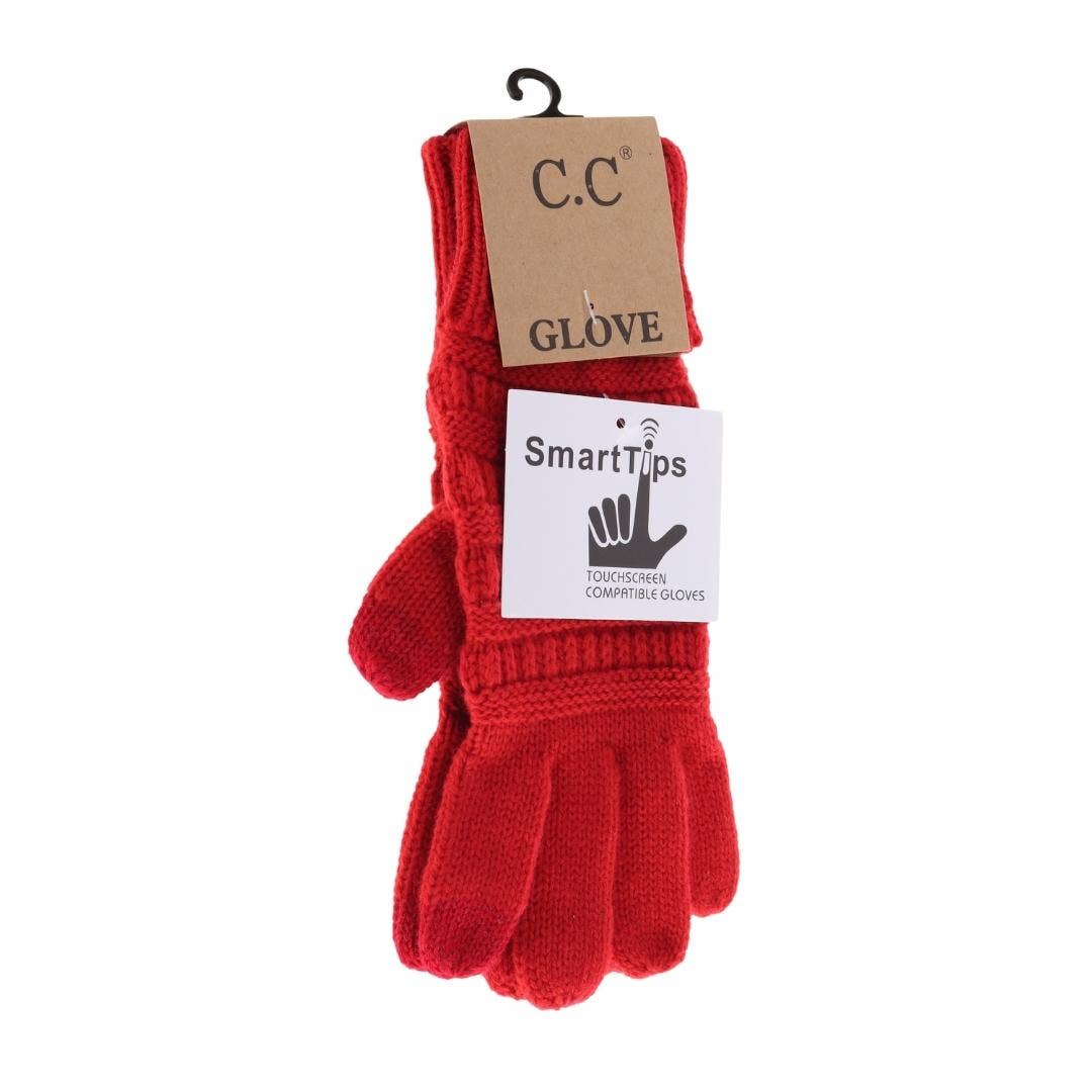 Solid Cable Knit CC Women&