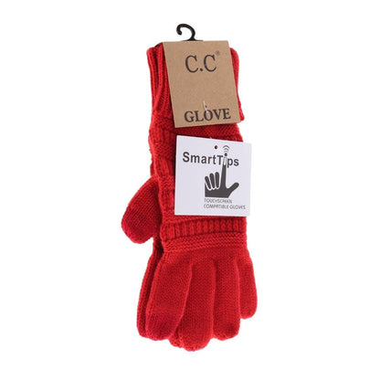 Solid Cable Knit CC Women&