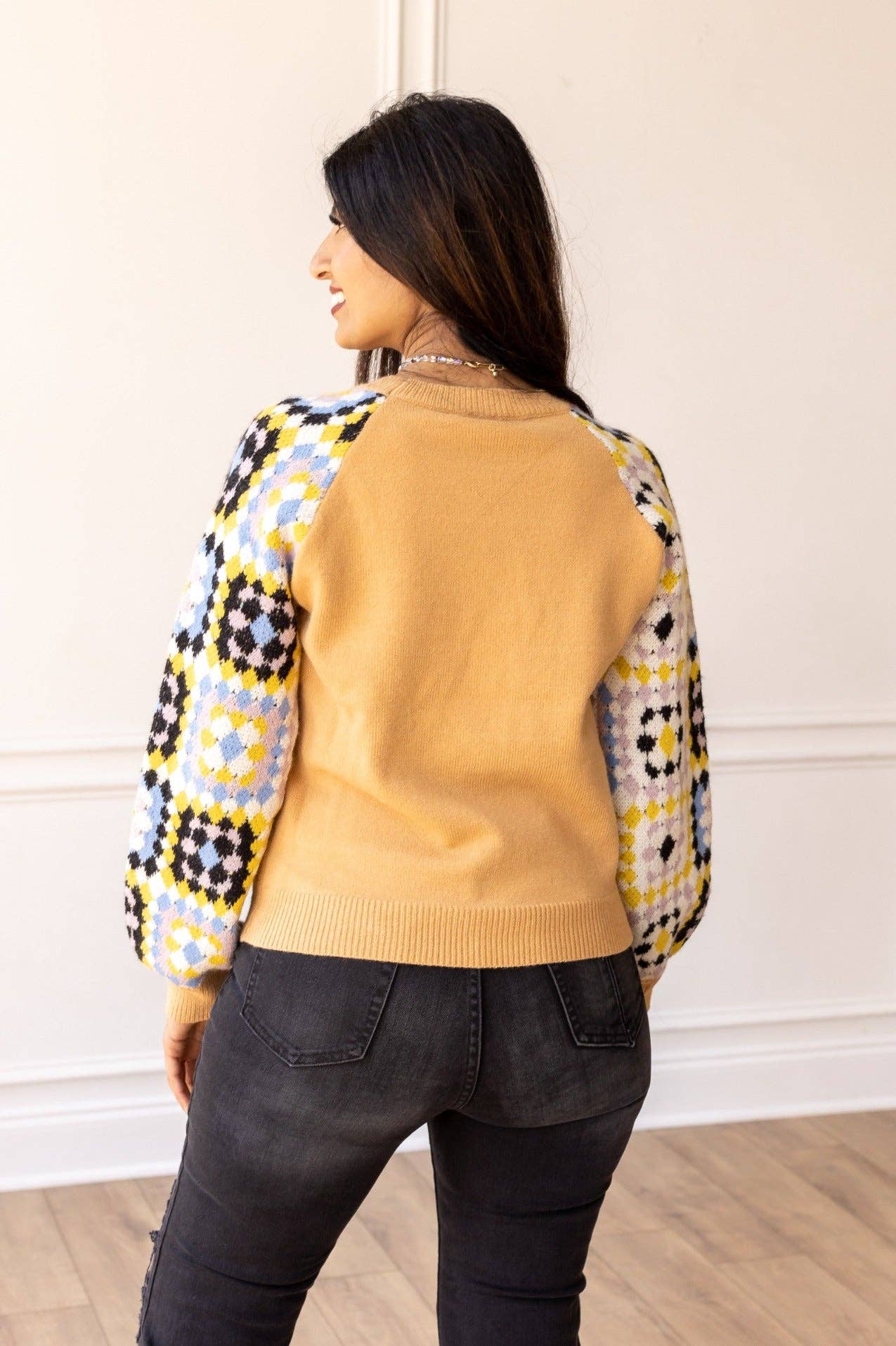 Enchanting Crochet Cozy Sweater: Tan