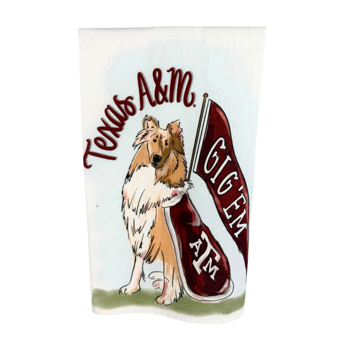 Texas A&amp;M Mascot Tea Towel by Glory Haus