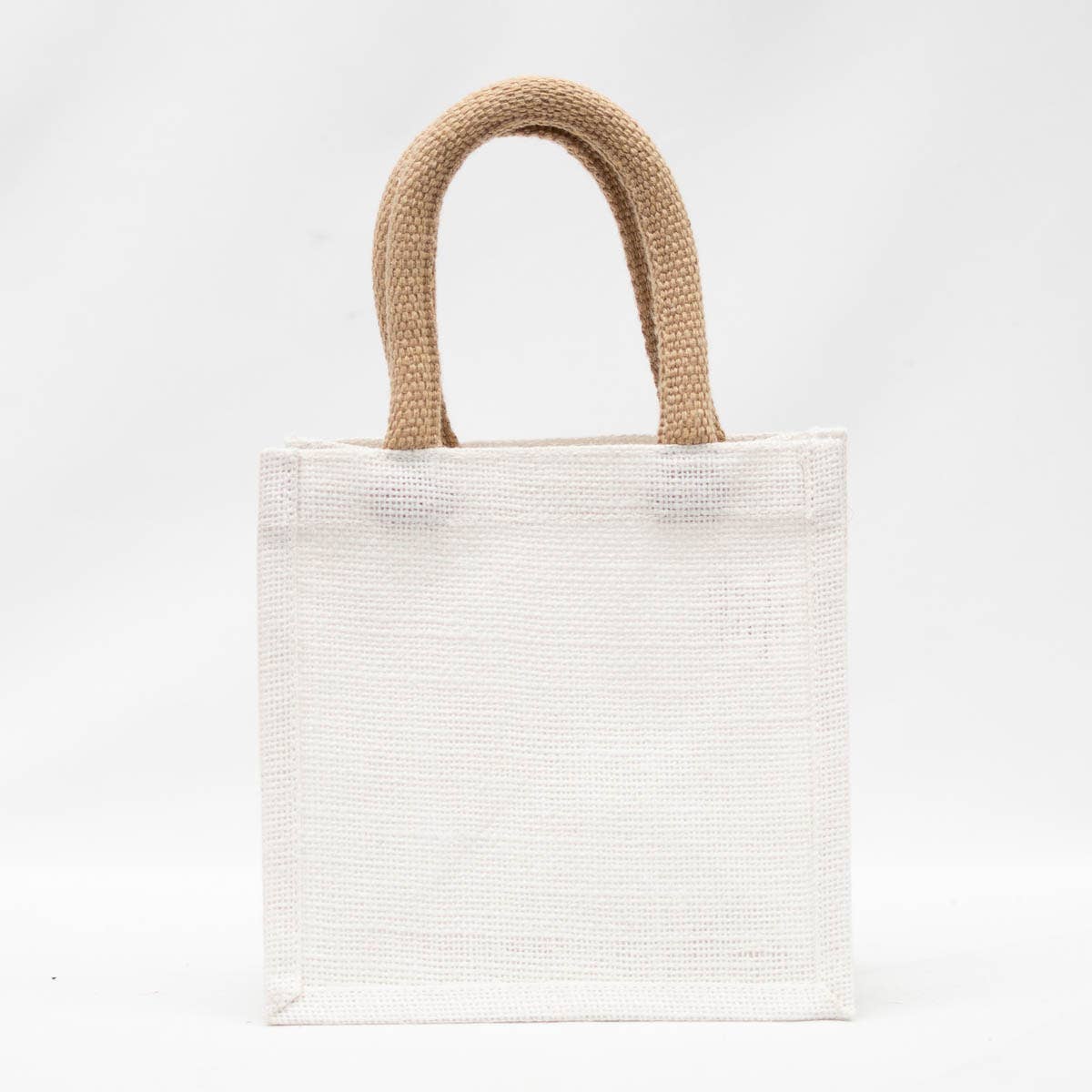 Wonderland Joy Petite Gift Tote   White/Pink/Red   7x7x5