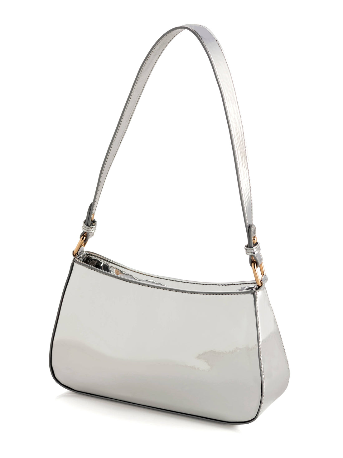 CLARA SHOULDER BAG: SILVER