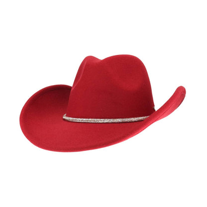 C.C Reno Vegan Fabric Cowboy Hat: Hot Pink
