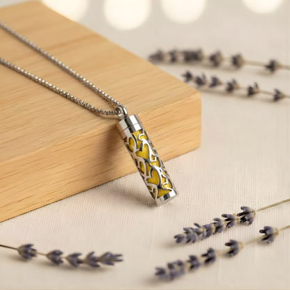 Hearts Essential Oil Diffuser Pendant