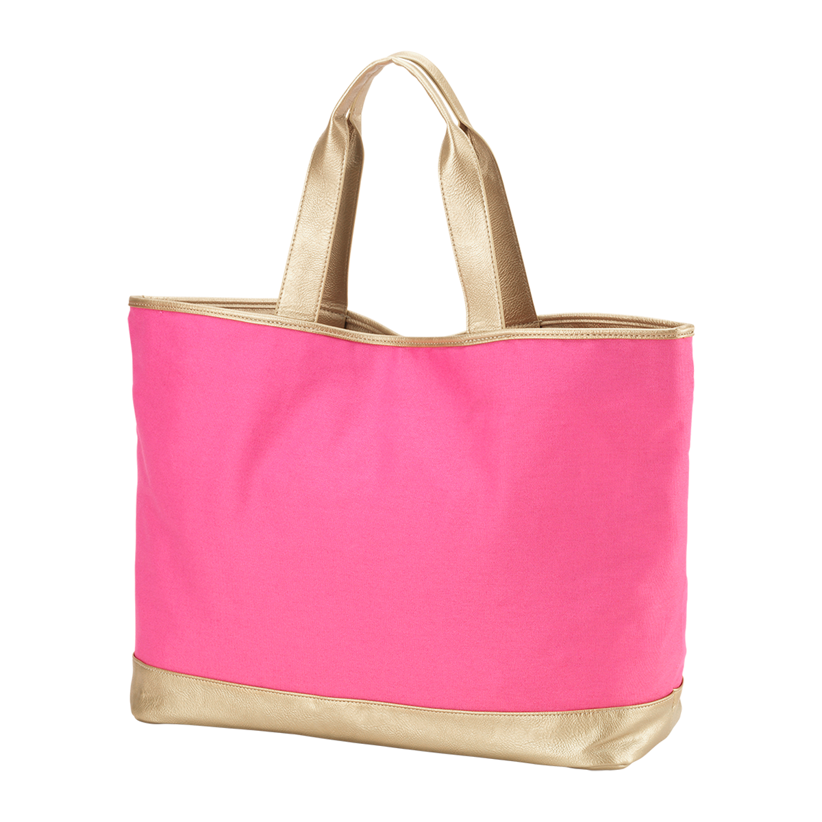 Hot Pink Cabana Tote: Hot Pink
