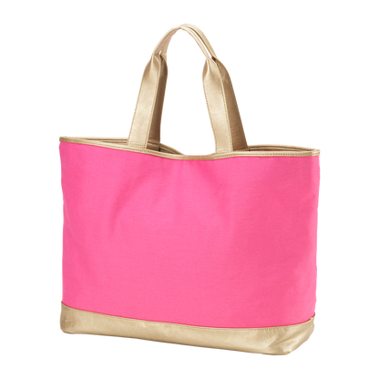 Hot Pink Cabana Tote: Hot Pink