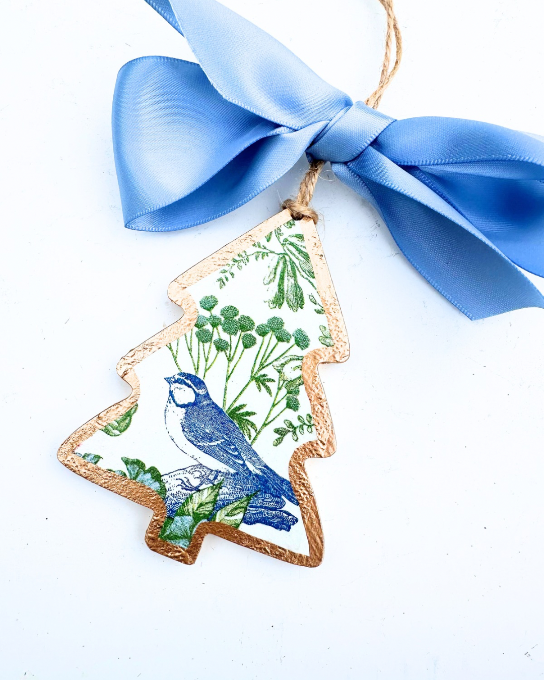 Blue Bird Tree Ornament