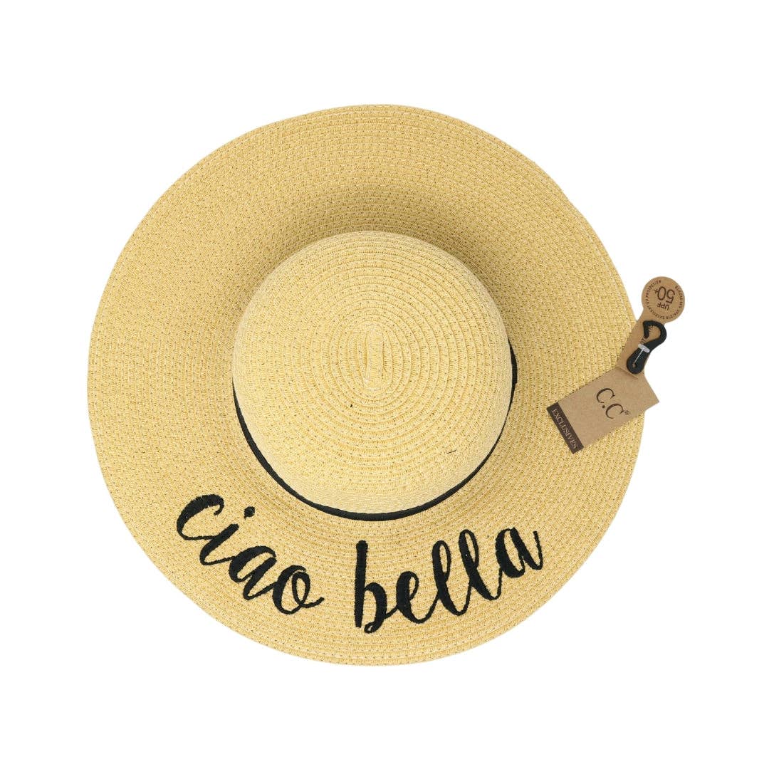 Ciao Bella Sun Hat ST2017: Natural