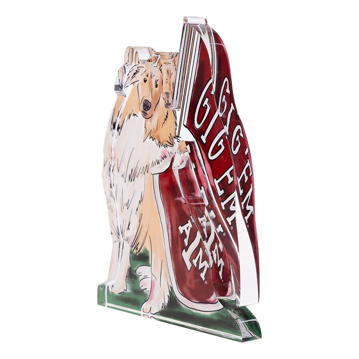 Texas A&amp;M Reveille Acrylic Stand