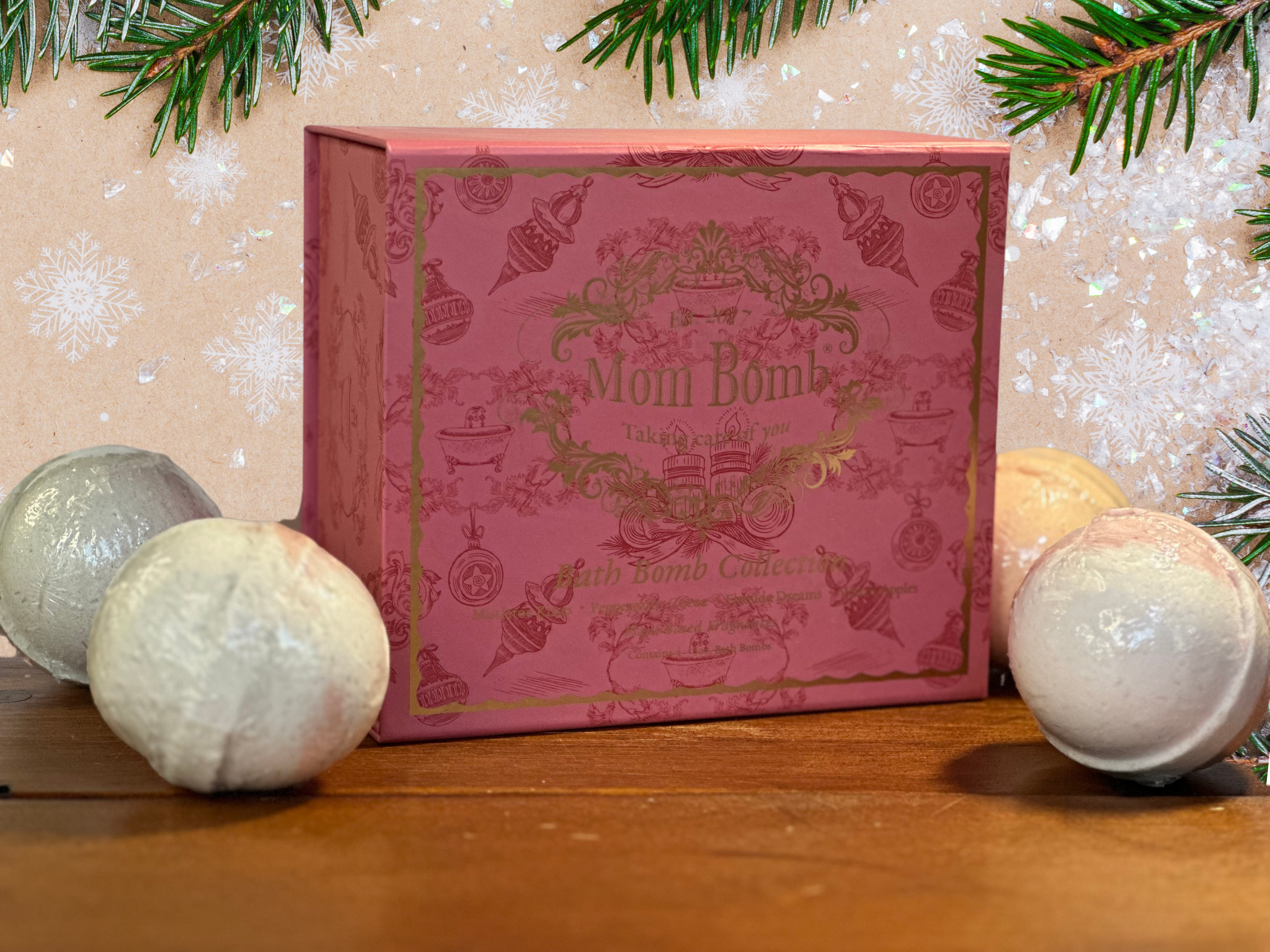 Mom Bomb Merry &amp; Bright Bath Bomb Collection