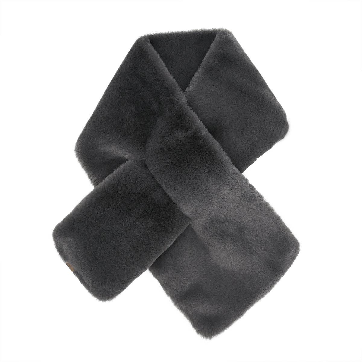 Faux Fur C.C Scarf SFE0140: Ivory