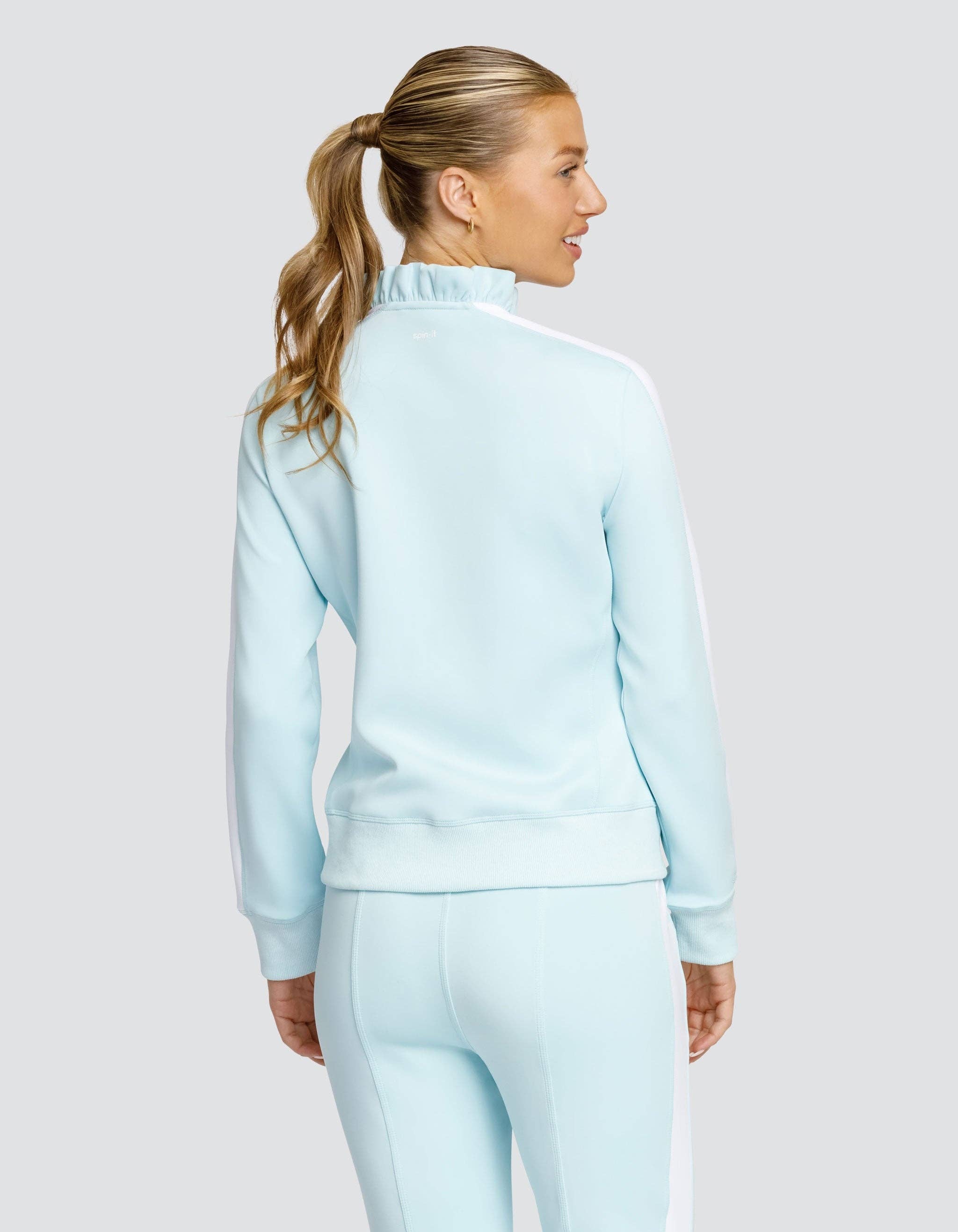 Spin-it POPPI ZIP FRONT JACKET - BLUE GLOW: Small