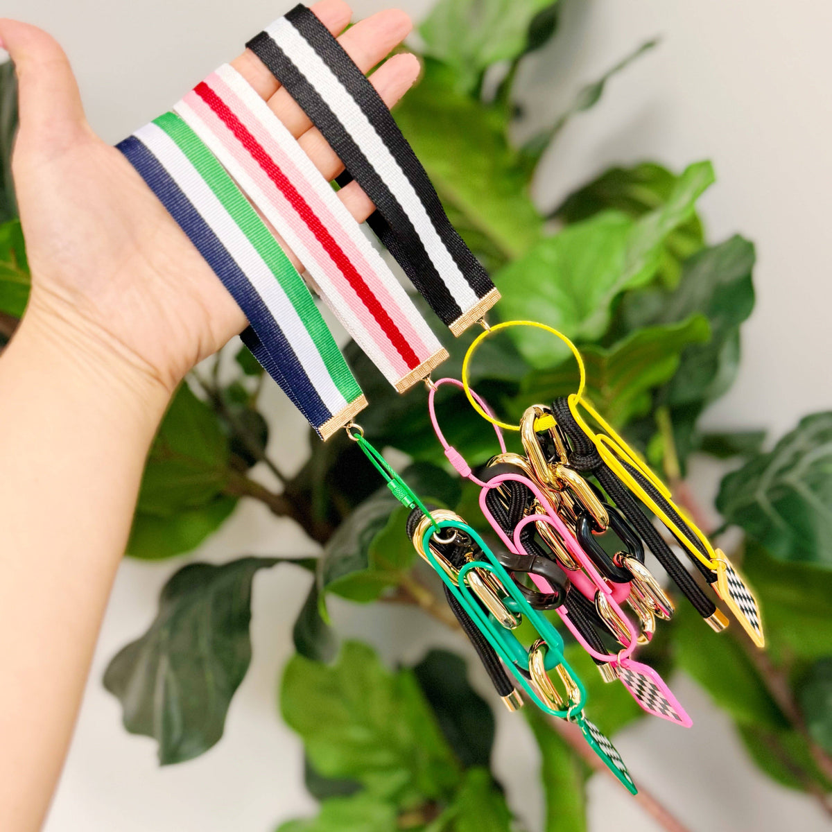 City Hip Jingle Key Chain: Green