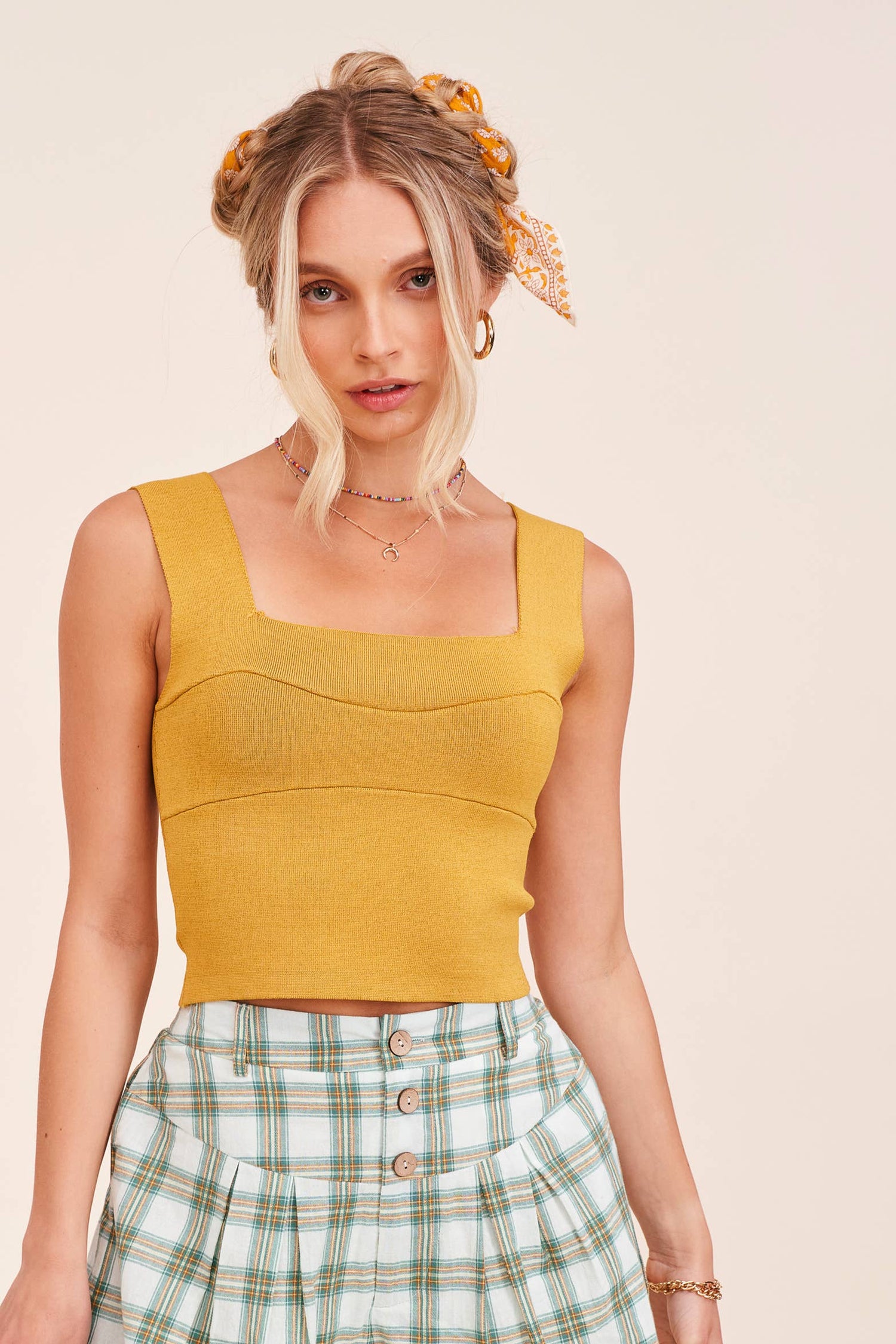 Bandage Brami Top: Taupe / M