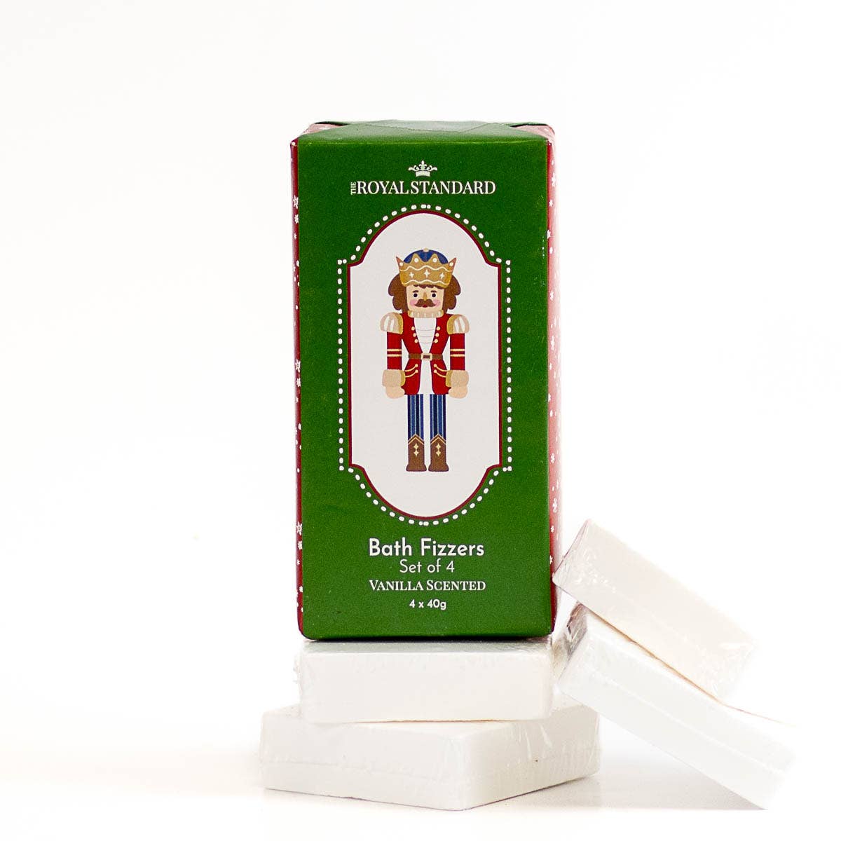 Winter Nutcracker Bath Fizzers   Vanilla Scented   4*40g
