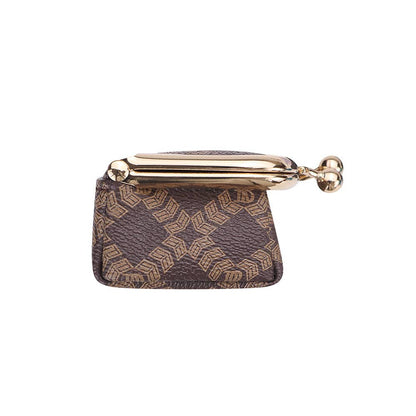 5125 Canvas &amp; Leather Jewelry Case: Coffee